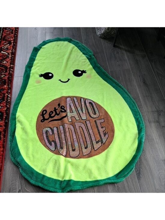 Justice Other - 𝅺JUSTICE LET'S AVO CUDDLE fleece snuggle throw sleep sack Avocado Teens Tweens